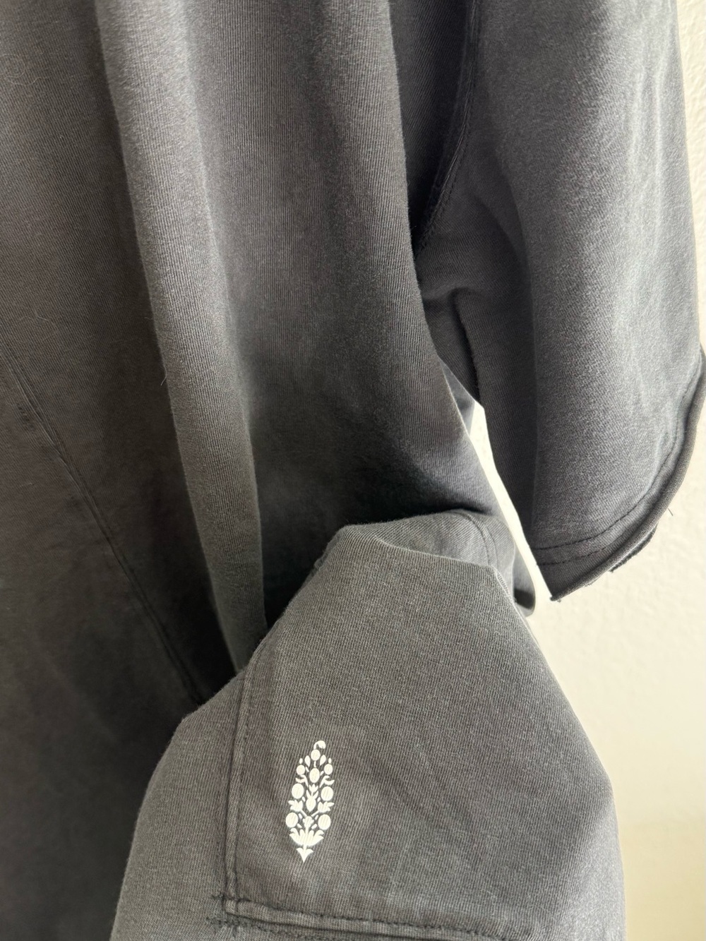 Free People Movement Oversized Romper Charcoal Gray Size M NWT - Picture 5 of 5